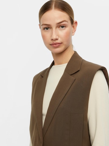 OBJECT Suit Vest 'Sanni' in Brown