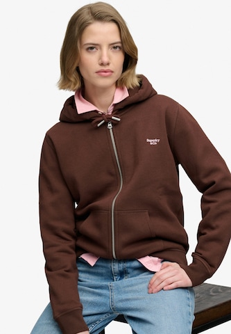 Superdry & CoGornji dio trenirke - smeđa boja