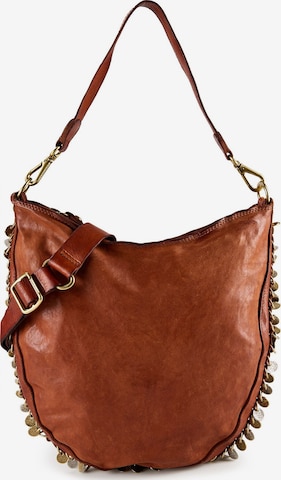 Campomaggi Schoudertas 'Gianna' in Bruin: voorkant