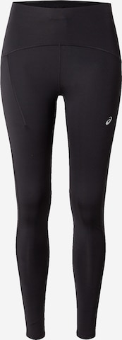 ASICS Skinny Workout Pants 'Road' in Black: front