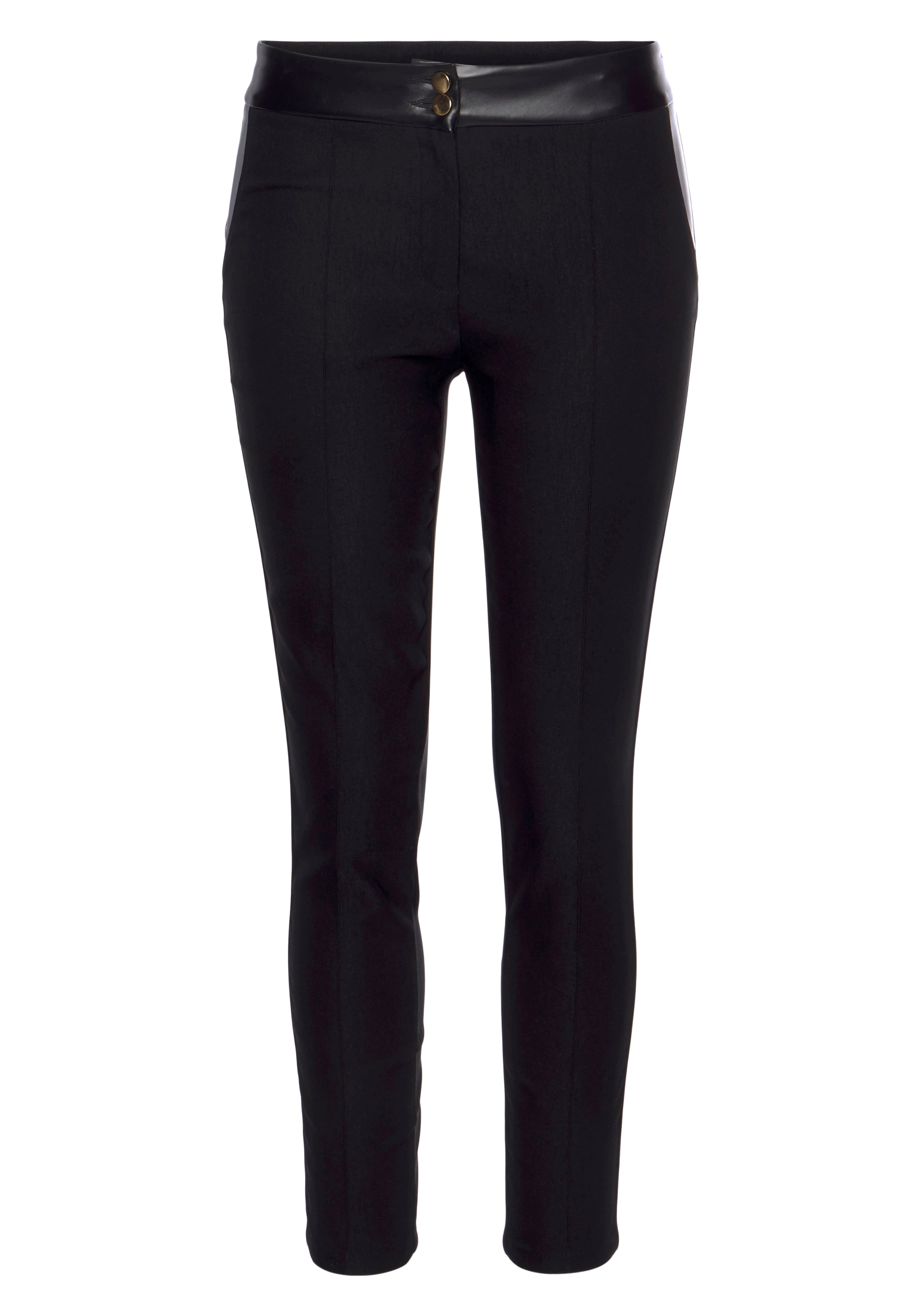 LASCANA Skinny Hose in Schwarz: Vorderseite