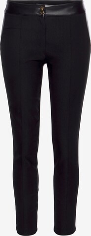 Skinny Pantalon LASCANA en noir : devant