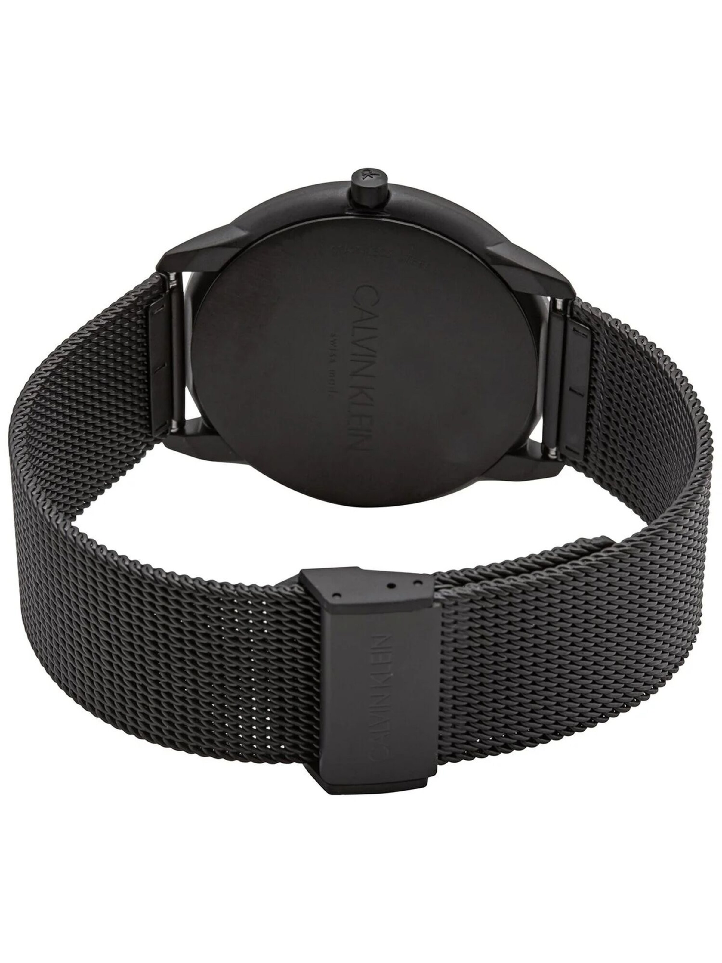 Calvin Klein - Uhren Quarzuhr K3M5T451 Swiss Made in Schwarz