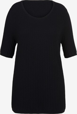 Emilia Lay Sweater in Black: front