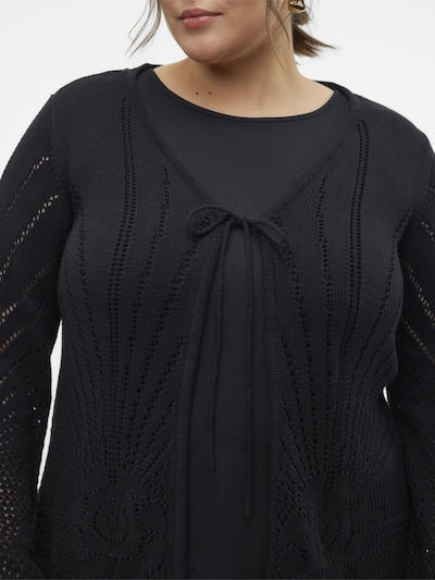 Vero Moda Curve Cardigan 'VMCSilja' en noir, Vue avec produit