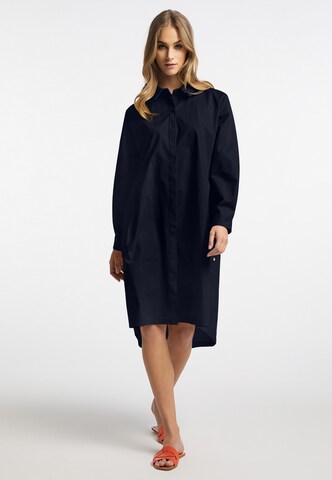 Frieda & Freddies NY Shirt Dress in Blue: front