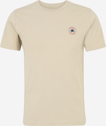 CONVERSE - Camiseta 'Core Chuck' en verde: frente