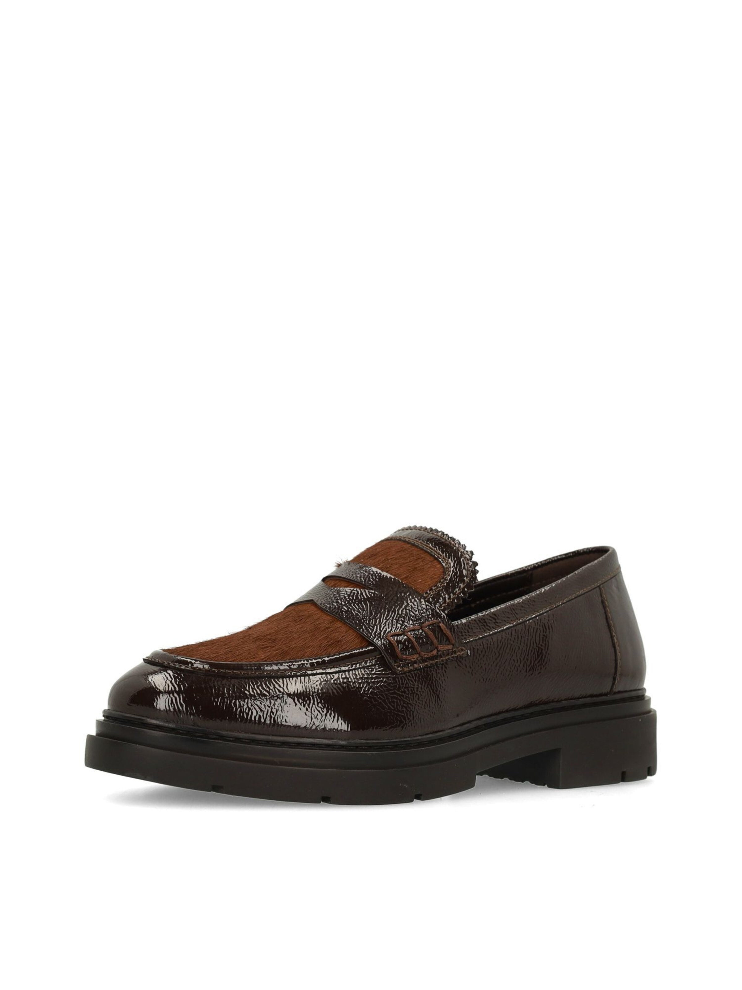 MANFIELD Mocassins in Bruin: voorkant