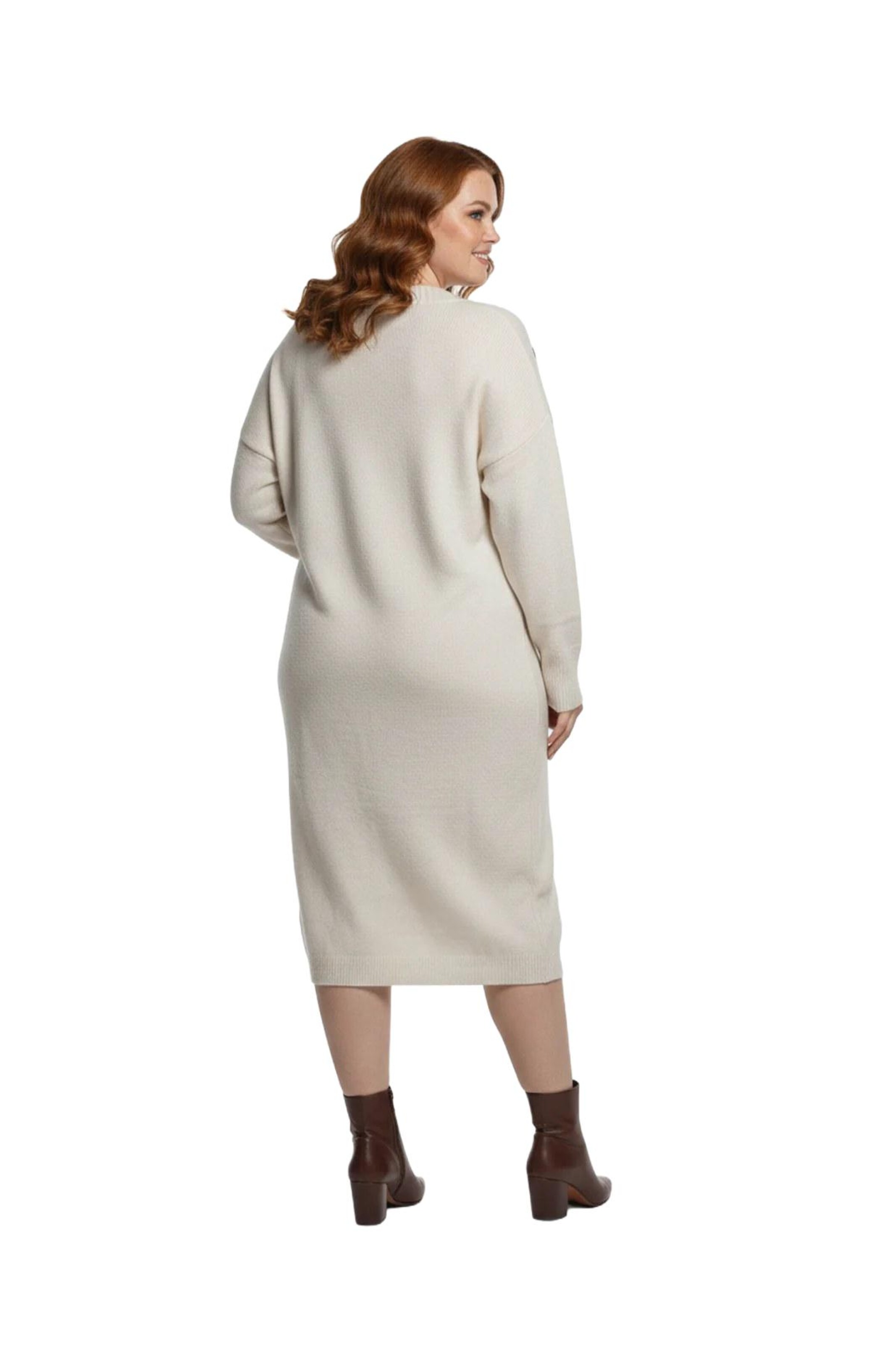 Shape Of You Kleid in Beige