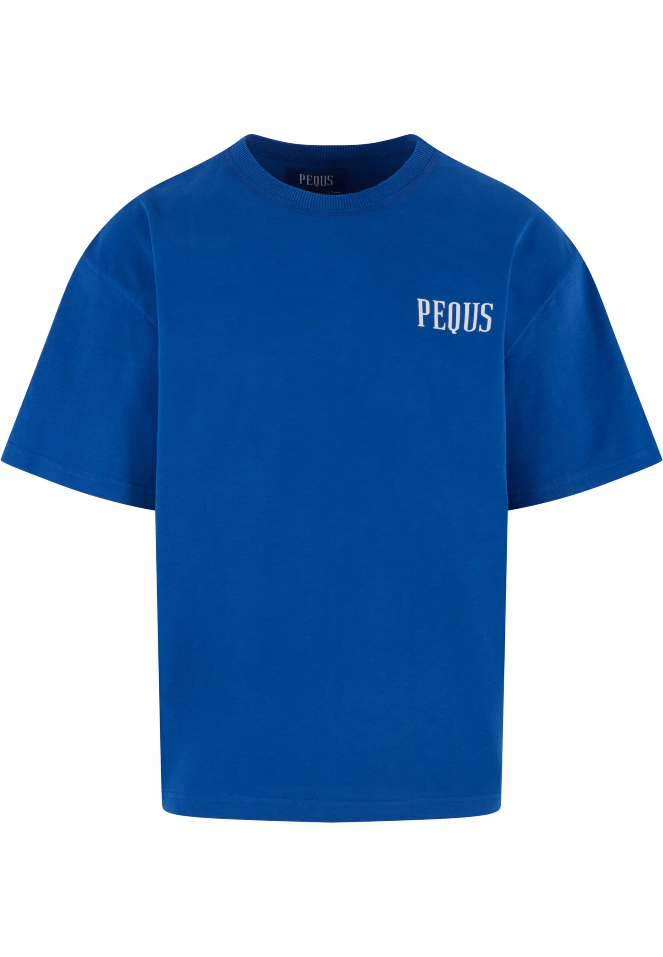 Pequs Shirt in Blauw: voorkant
