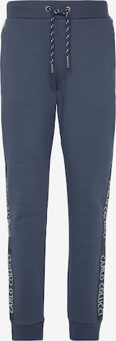 Carlo Colucci Broek ' Carfora ' in Blauw: voorkant