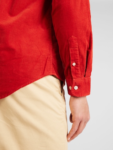 minimum Regular fit Button Up Shirt 'Walther 2.0' in Red