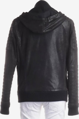 Balmain Lederjacke / Ledermantel M-L in Schwarz