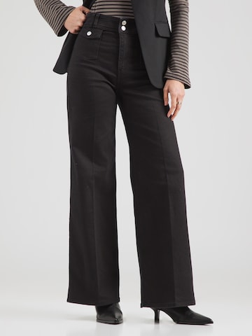Wide leg Jeans di & Other Stories in nero: frontale