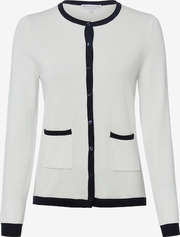 Cardigan Franco Callegari en blanc : devant