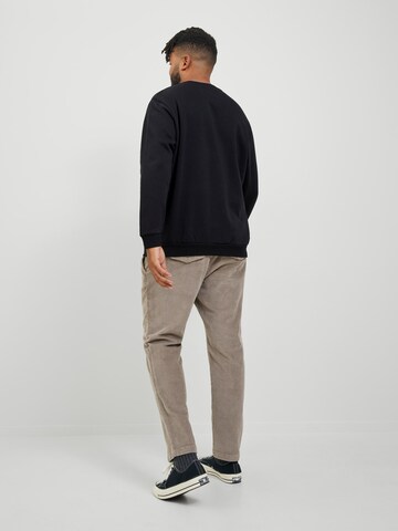 Jack & Jones Plus Sweatshirt 'Bradley' in Zwart