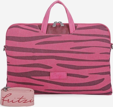 Fritzi aus Preußen Laptoptasche 'Izzy' in Pink: predná strana