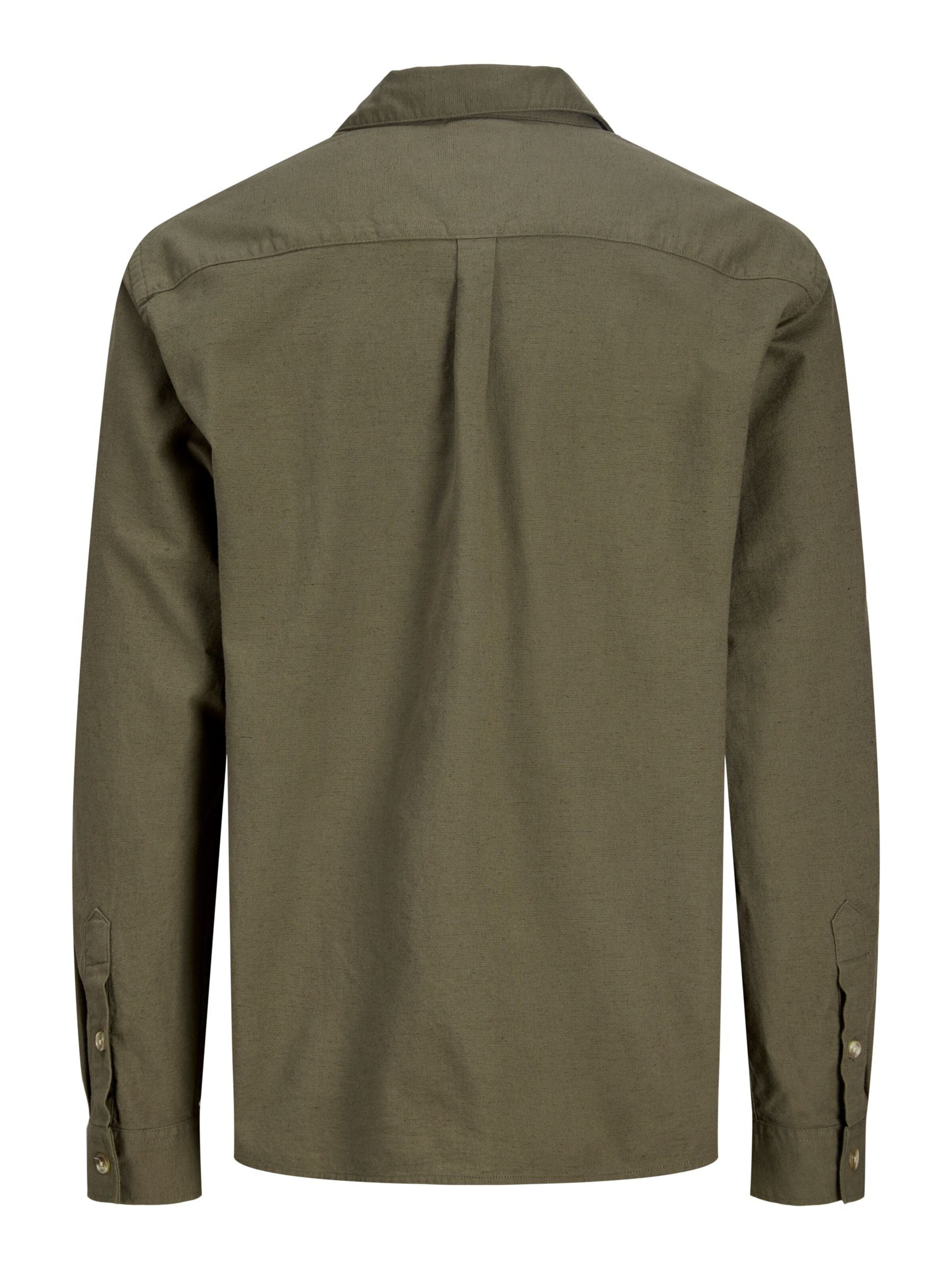 JACK & JONES Regular fit Button Up Shirt in Green