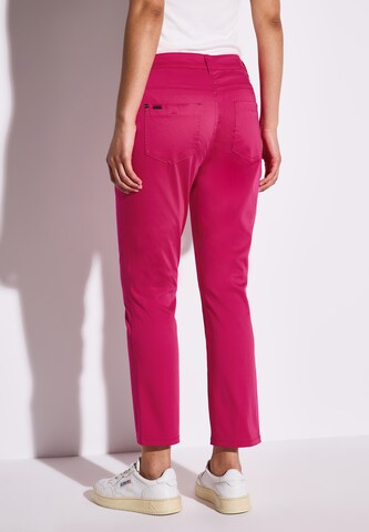 STREET ONE Slimfit Hose in Pink