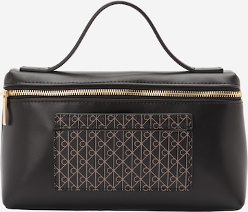 juoda Calvin Klein Tualeto reikmenų / kosmetikos krepšys: priekis