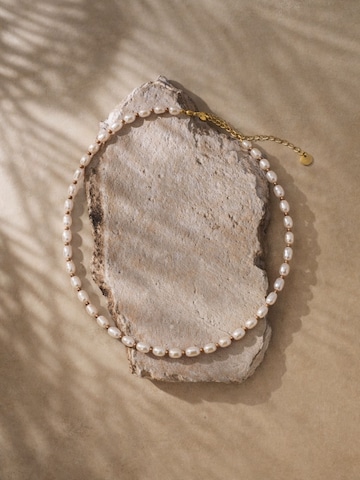 Chaîne 'Straw' LA MAISON GISEL B. en blanc