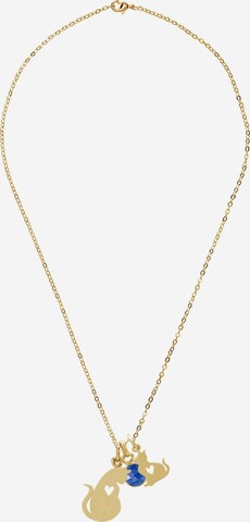 Gemshine Necklace in Gold: front