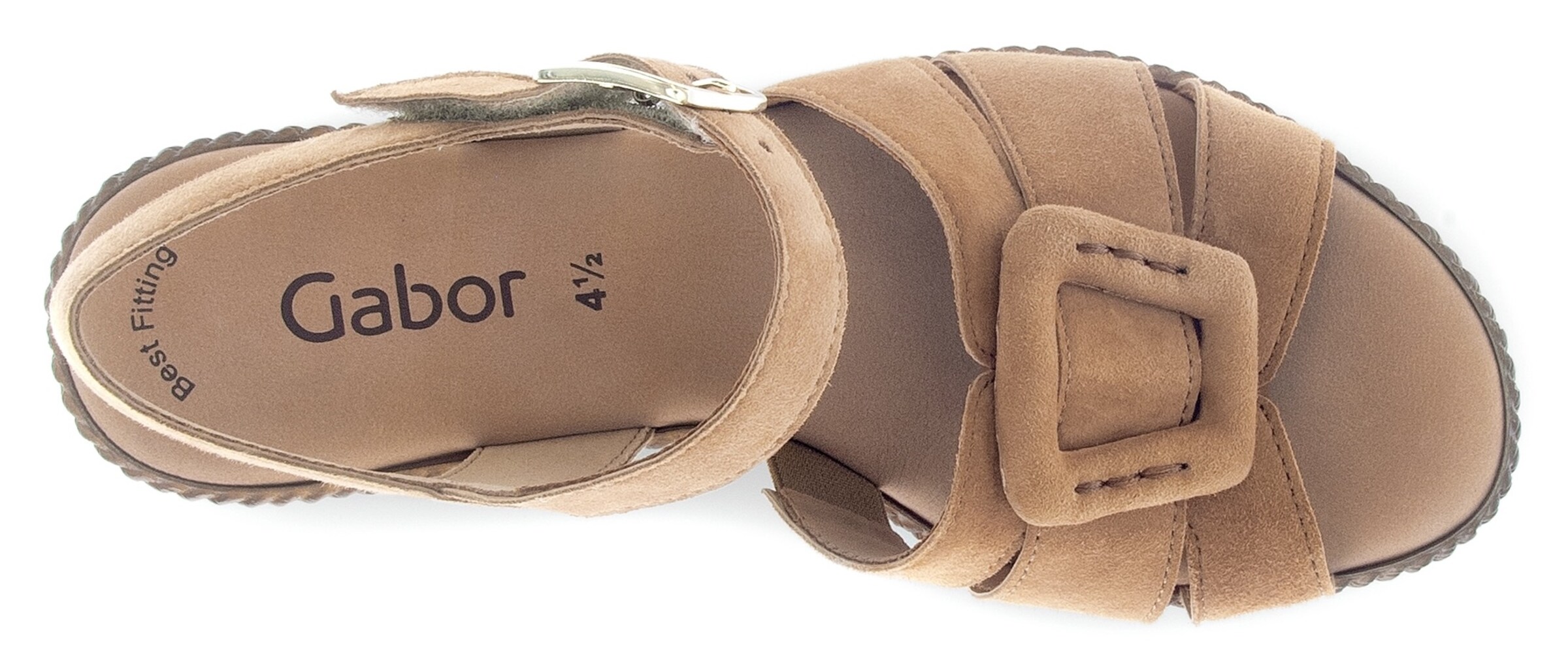 GABOR Sandale in Braun