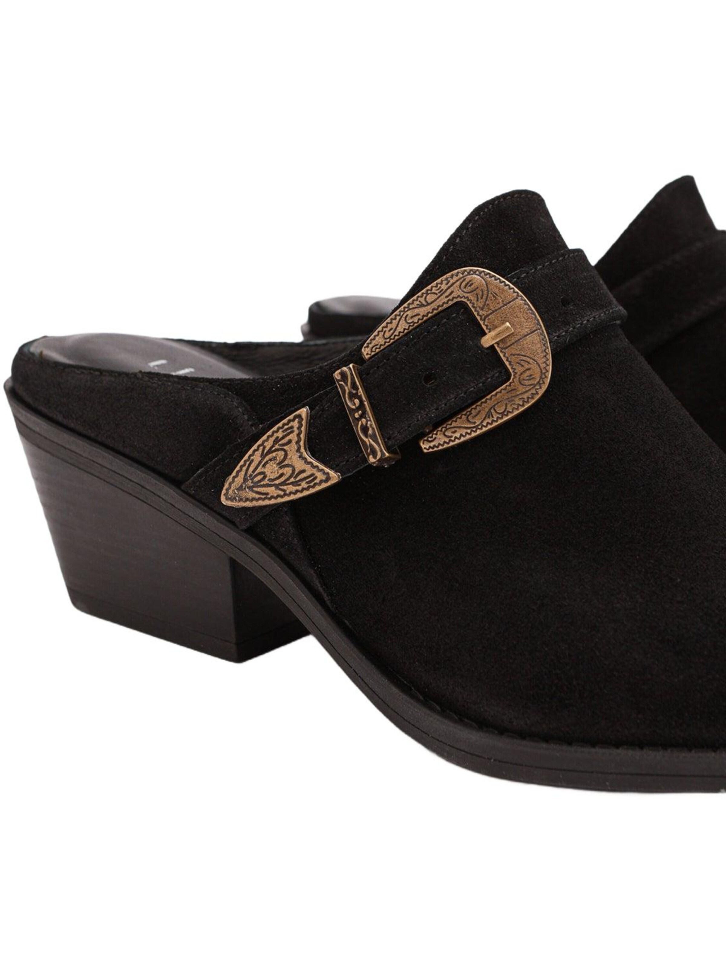 Limoya - Zapatos abiertos 'Sanida' en negro