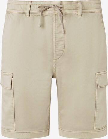 Pepe Jeans Regular Cargobroek 'GYMDIGO' in Beige: voorkant