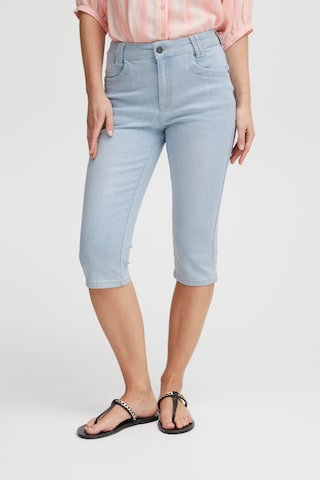 PULZ Jeans Skinny Farkkuleggingsit 'Tenna' värissä sininen: etupuoli