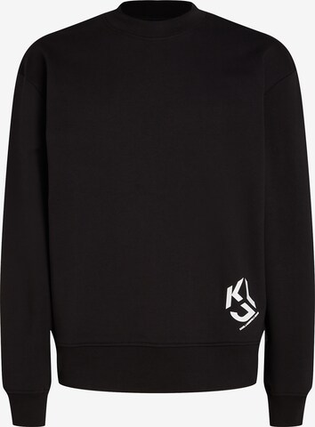 KARL LAGERFELD JEANS Sweatshirt in Black: front