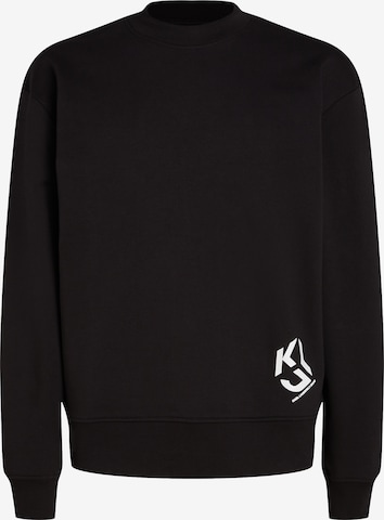 KARL LAGERFELD JEANS - Sweatshirt em preto: frente