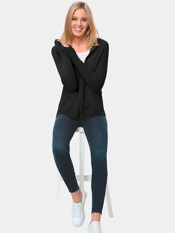 Goldner Knit Cardigan in Black