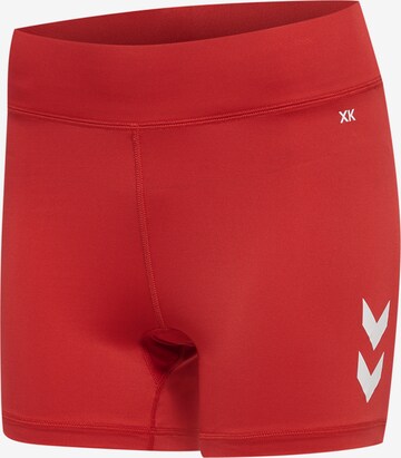 Skinny Pantaloni sportivi di Hummel in rosso