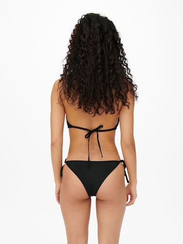 ONLY High neck Bikini in Schwarz