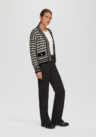 s.Oliver BLACK LABEL Strickjacke in Schwarz