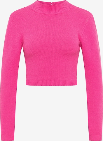 Pullover di myMo at night in rosa: frontale