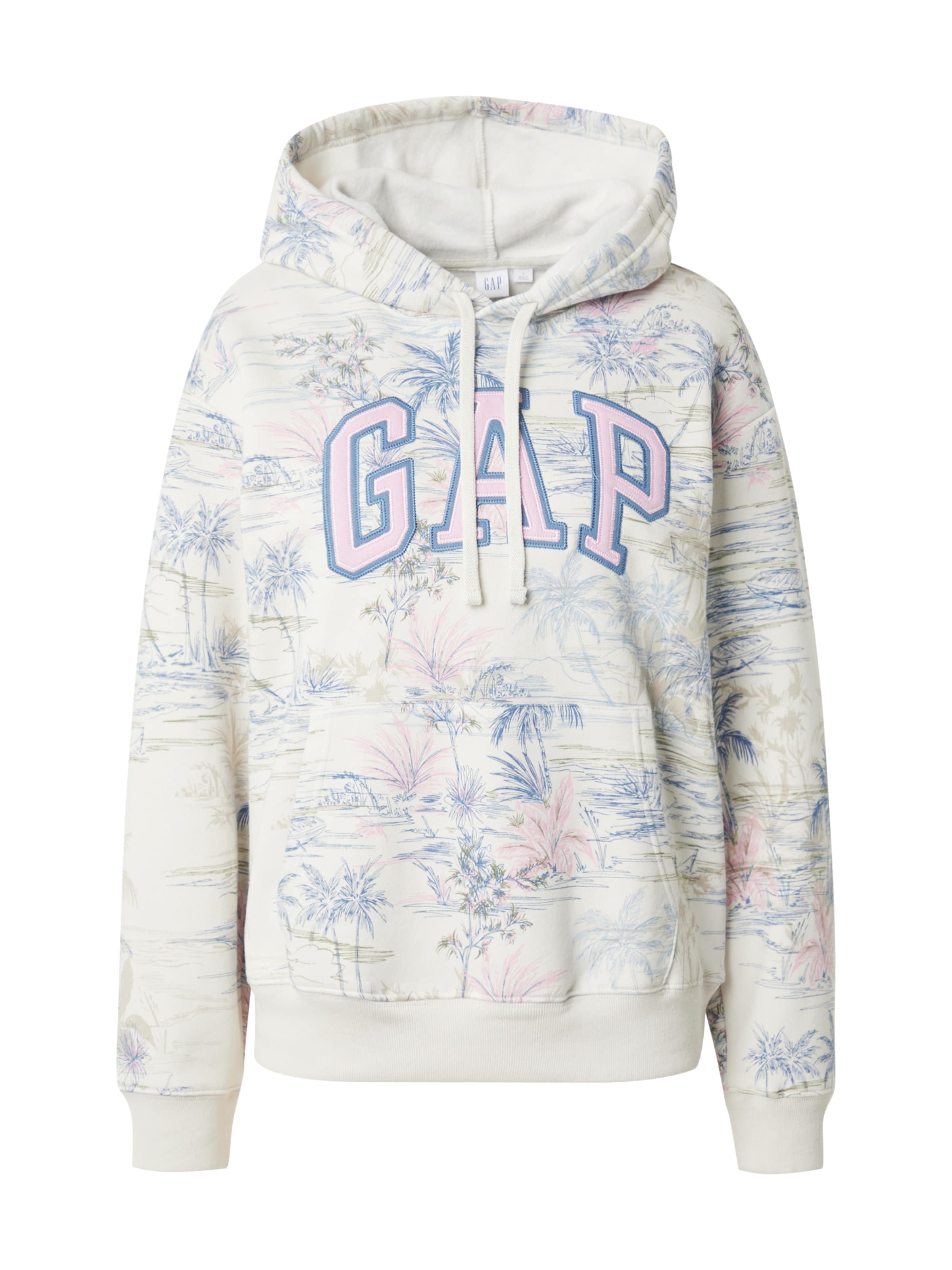 GAP Mikina 'HERITAGE' – modrá: přední strana