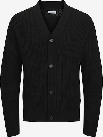 juoda JACK & JONES Kardiganas 'CONNOR': priekis
