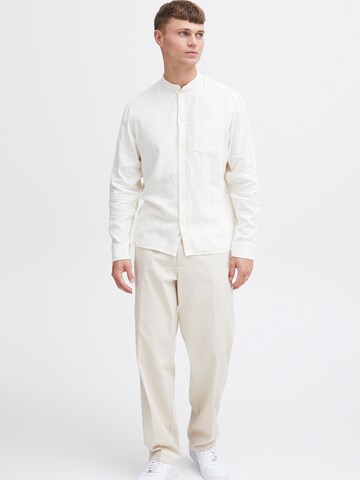 !Solid Regular fit Button Up Shirt 'SDAllan China' in White