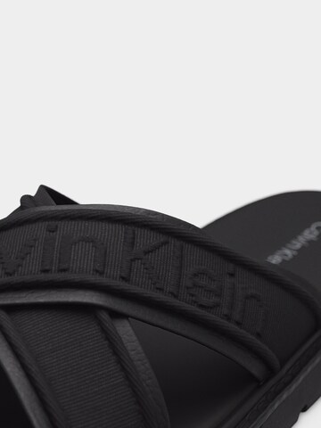 Calvin Klein Pantoletter i sort