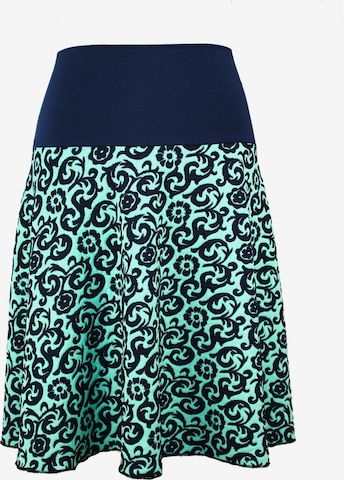 dunkle design Skirt 'Scuba' in Green: front