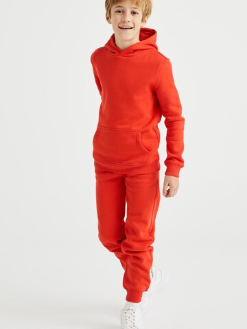 WE Fashion Alt kitsenev Püksid, värv punane
