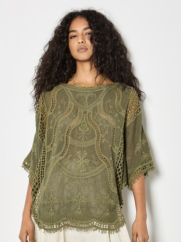 Chemisier ' ' Apricot en vert