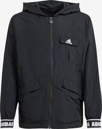 ADIDAS SPORTSWEAR Veste outdoor en noir / blanc, Vue avec produit