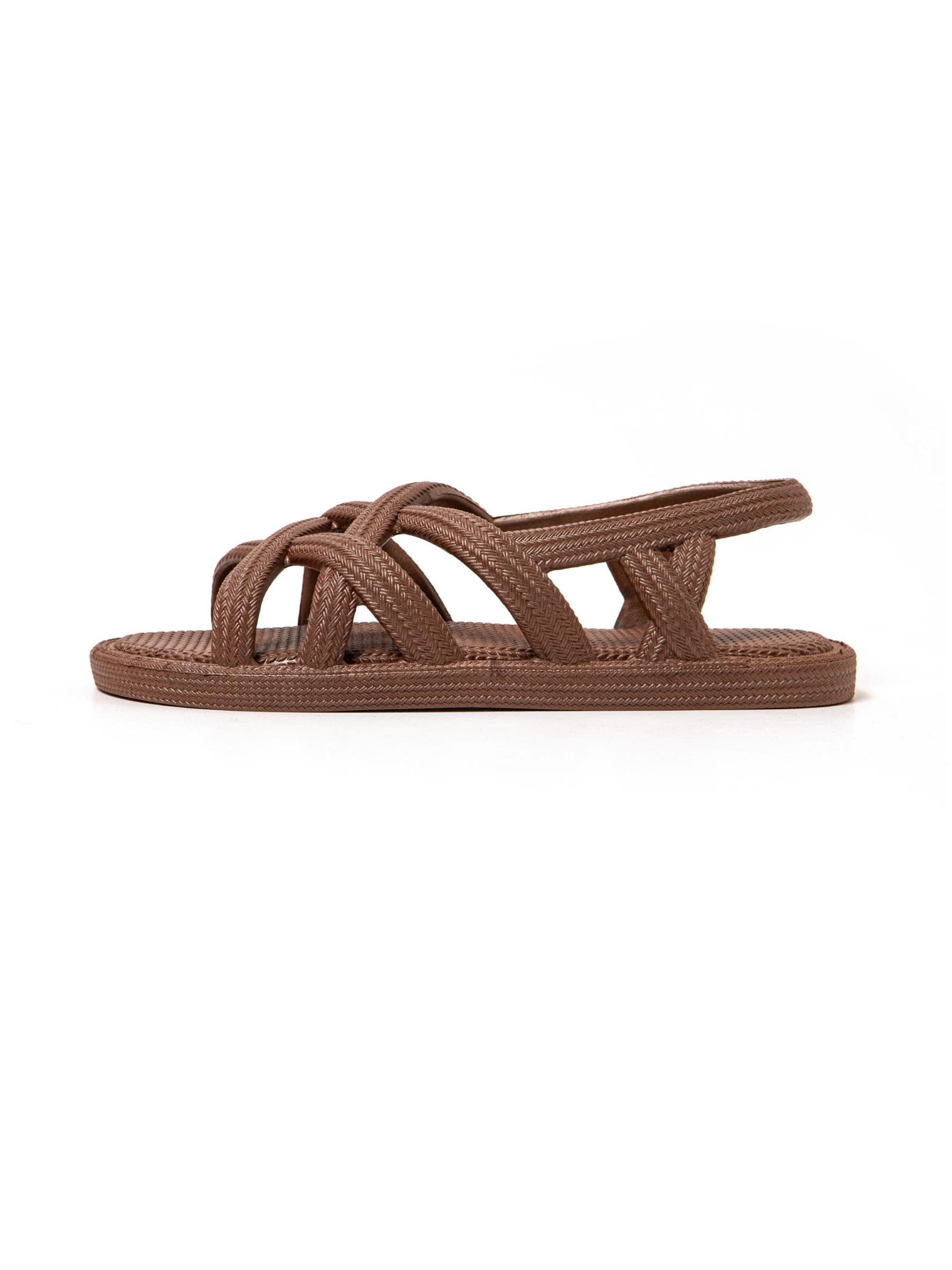 Brasileras Sandal 'Ankara' in Brown: front