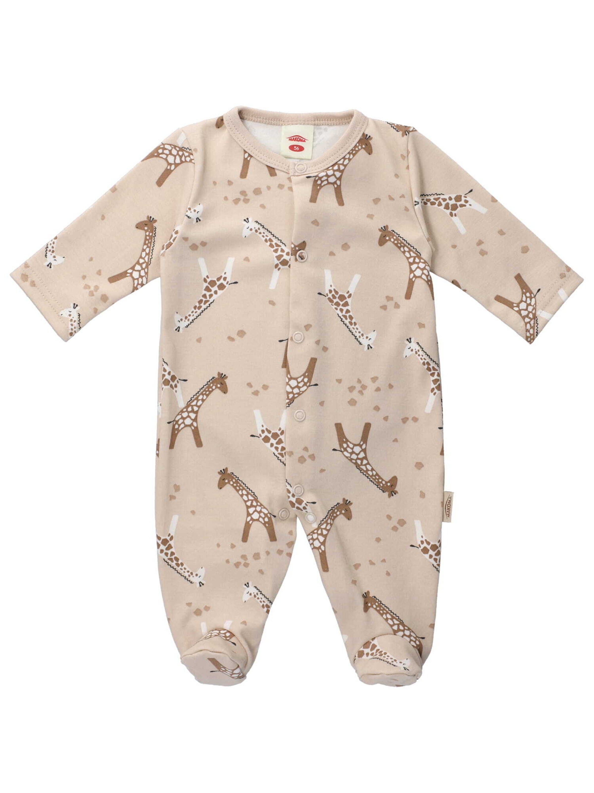 Makoma Romper/bodysuit in Brown: front