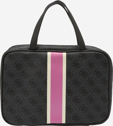 GUESS - Bolsa de maquillaje en negro: frente