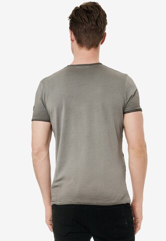 Rusty Neal Shirt 'American Eagle' in Grey