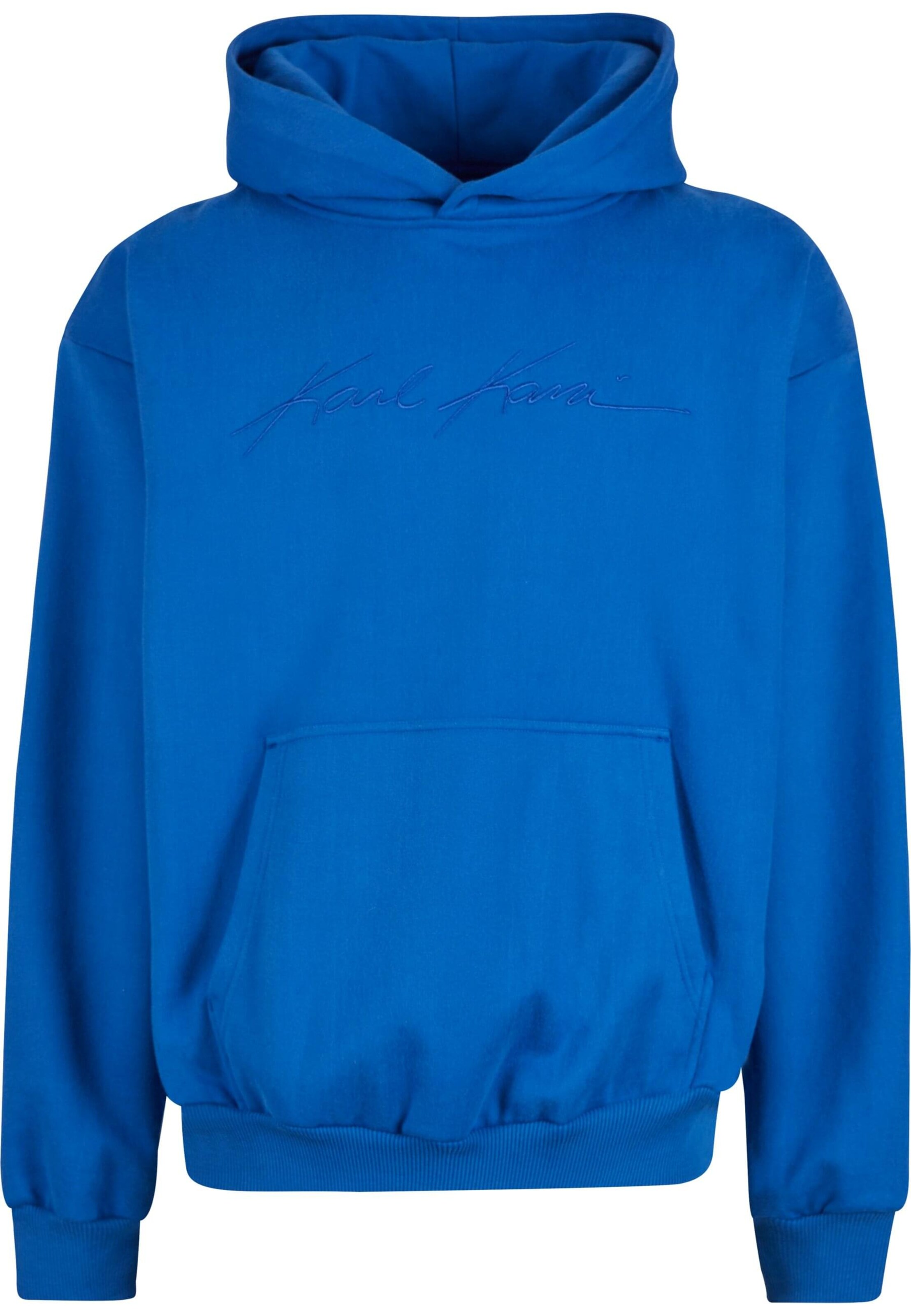 Karl Kani Sweatshirt 'Autograph' in Blue: front